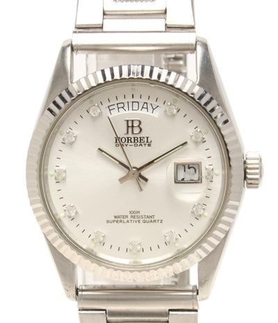 FORBEL 腕時計 クオーツ シルバー FB-1006M メンズ フォーベル