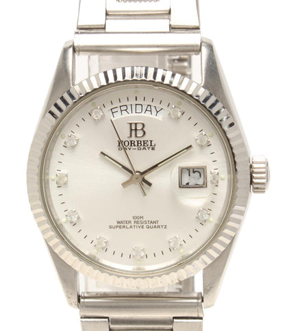 FORBEL 腕時計 クオーツ シルバー FB-1006M メンズ フォーベル