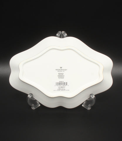 WEDGWOOD ダイヤディッシュ 皿 22cm インタグリオ プラチナ ウェッジウッド