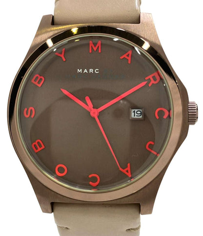 MARC BY MARC JACOBS 腕時計 クオーツ ブラウン MBM1215 メンズ マークバイマークジェイコブス