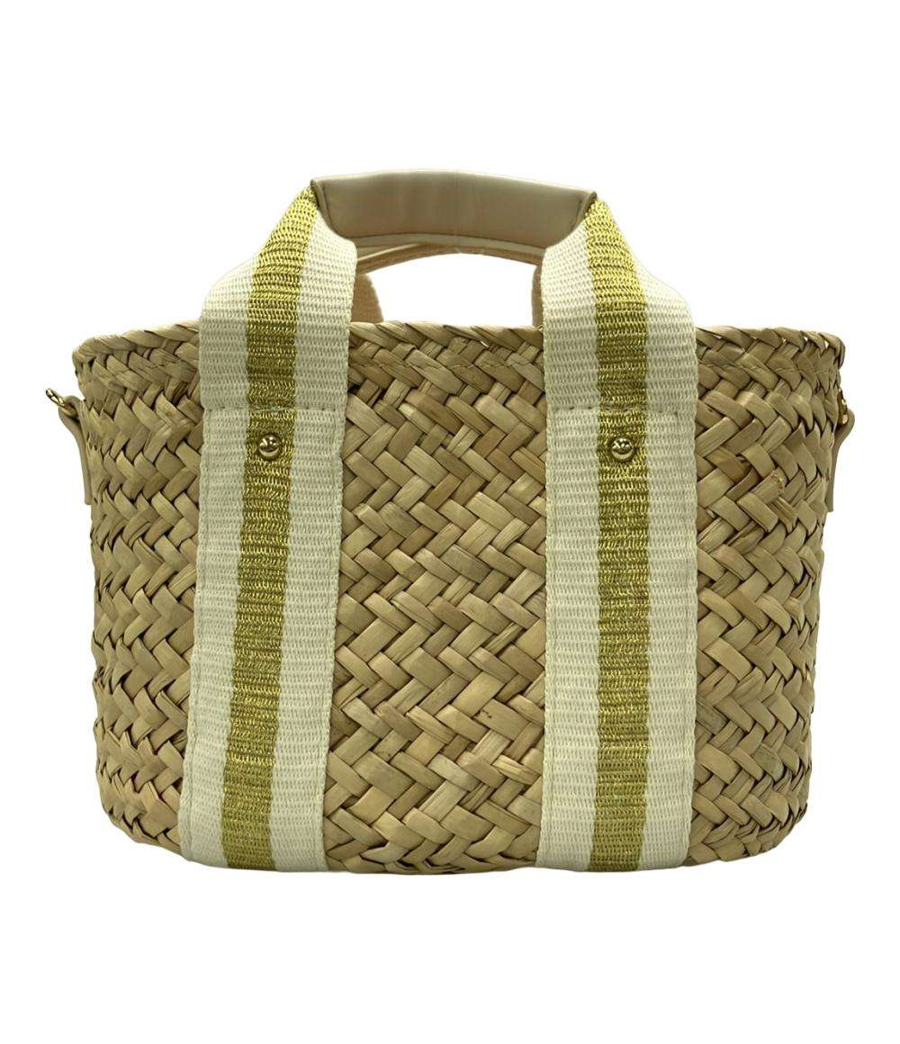 (極美品)大人気、ケイトスペード、カゴバッグ、2wayタイプ、人気色、高級感有 極美品)大人気、ケイトスペード、カゴバッグ、2wayタイプ、人気色