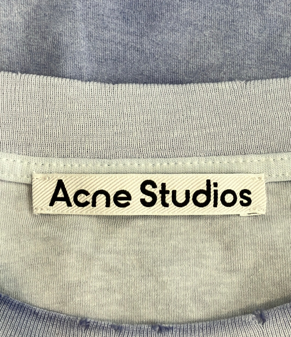 Acne Studios 半袖 スプレー加工ロゴTシャツ ダメージ加工 FN-UX-TSHI000013 メンズ レディース SIZE S アクネ ストゥディオズ