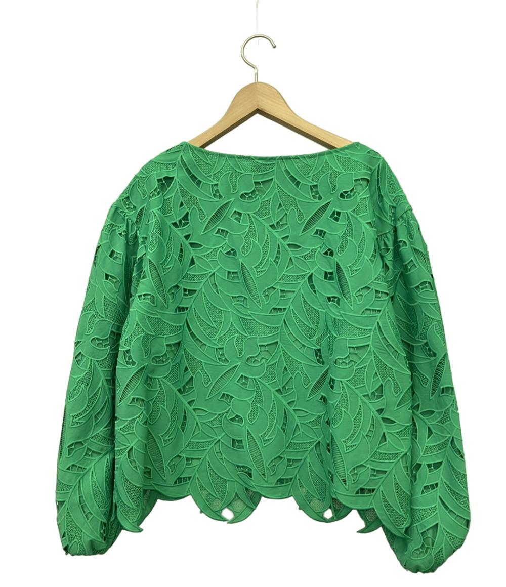 美品 ユナイテッドアローズ 長袖ボリュームスリーブブラウス レディース SIZE 38 (S) UNITED ARROWS