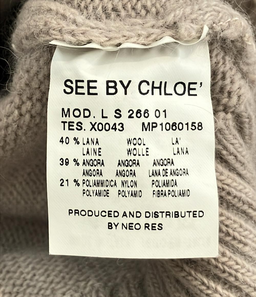 SEE BY CHLOE 長袖 ロゴ ニット レディース SIZE 40 (S) シーバイクロエ