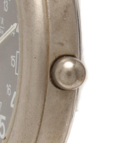 ウェンガー 腕時計 クオーツ ブラック メンズ WENGER