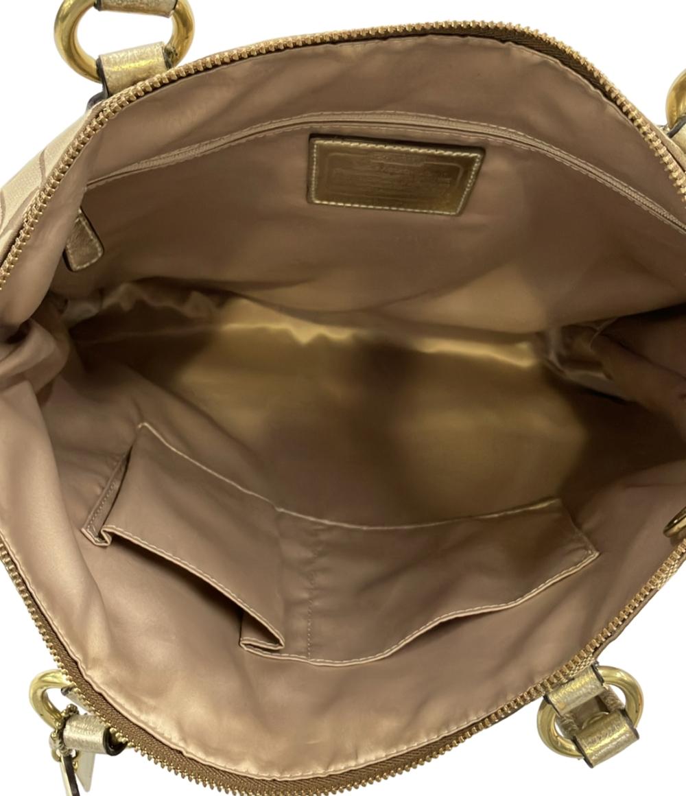 COACH トートバッグ ショルダーバッグ 肩掛け ポピー ラージシグネチャー F18711 レディース コーチ