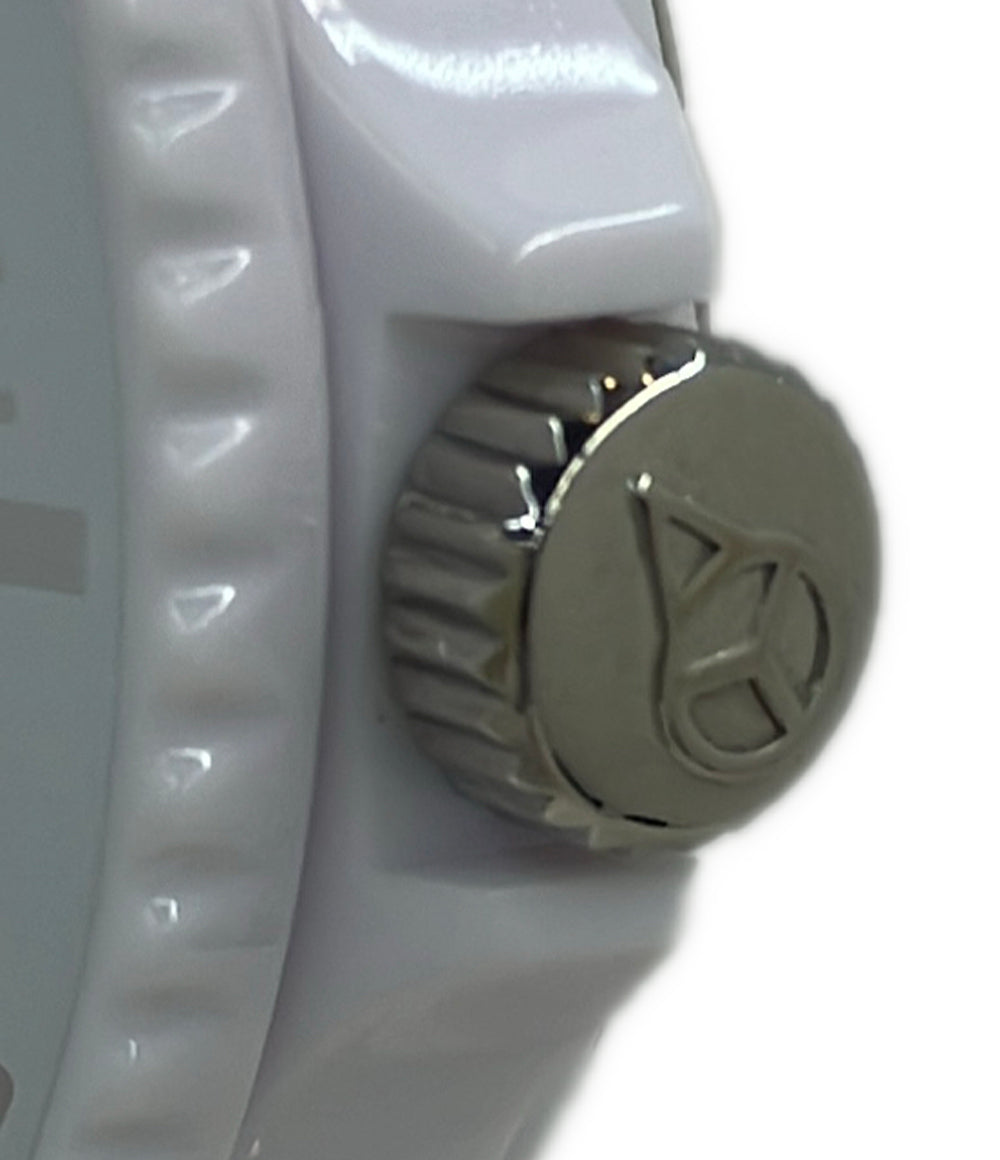 美品 ice watch 腕時計 クオーツ ホワイト レディース メンズ アイスウォッチ