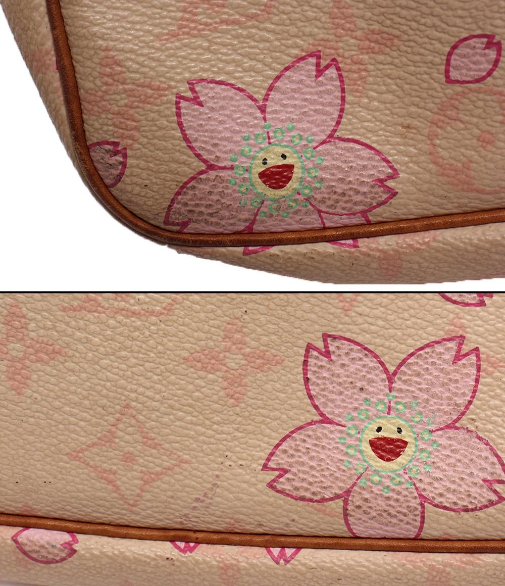 LOUIS VUITTON ハンドバッグ アクセサリーポーチ 村上隆 チェリーブロッサム ポシェットアクセソワール モノグラム M92007 レディース ルイ・ヴィトン
