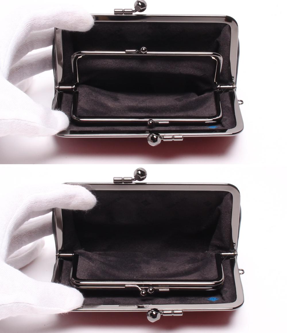 美品 インデンヤ がま口財布 トンボ柄 レディース INDEN-YA