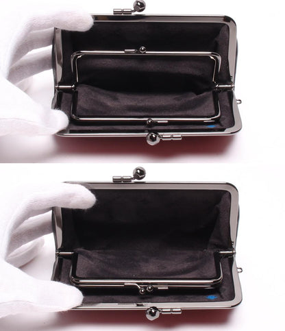 美品 インデンヤ がま口財布 トンボ柄 レディース INDEN-YA