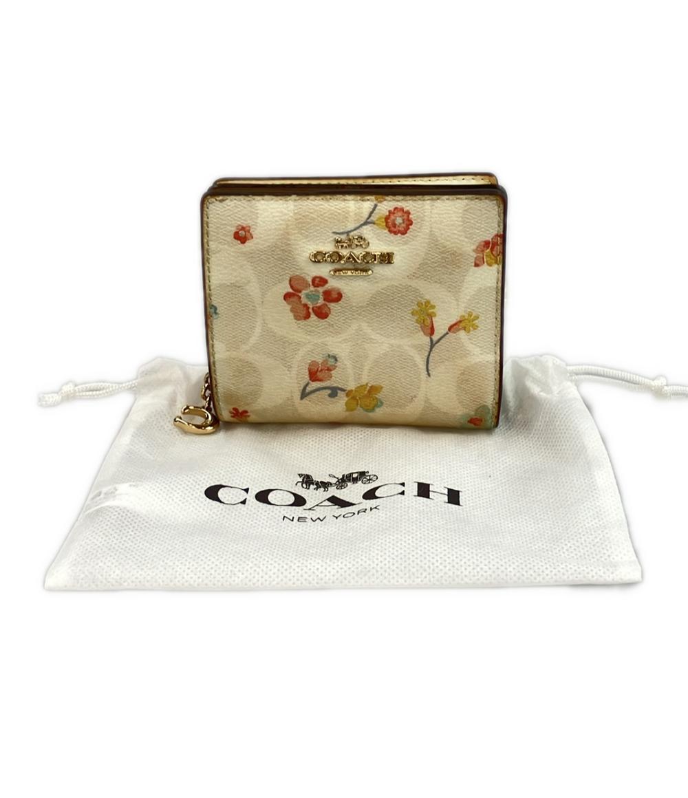 1円 超美品 コーチ ラウンド 二つ折 レザー 財布 ベージュ BQ726 1円 超美品 コーチ ラウンド 二つ折 レザー 財布 ベージュ BQ726