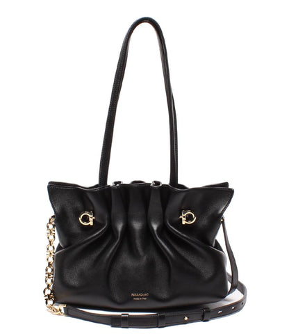 美品 サルヴァトーレフェラガモ 2way ショルダーバッグ 肩掛け 斜め掛け ソフトバッグ(S) ガンチーニ 219959 783294 レディース Salvatore Ferragamo