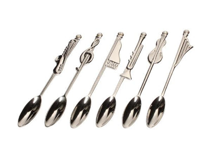 美品 ミキモトインターナショナル スプーン 楽器モチーフ 6点セット MIKIMOTO international