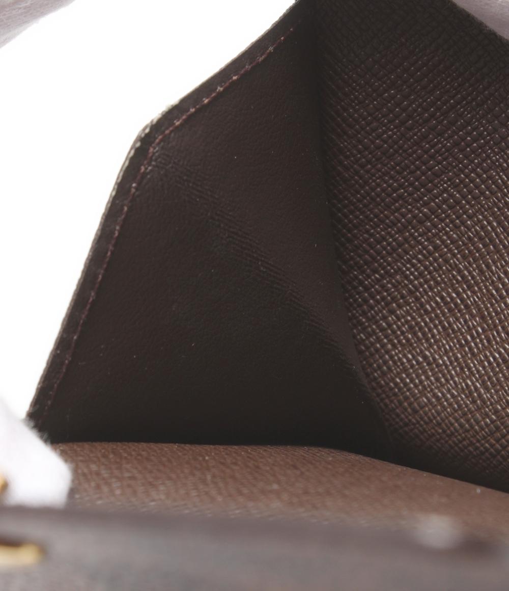 LOUIS VUITTON Wホック財布 ダミエ ポルトフォイユエリーズ N61654