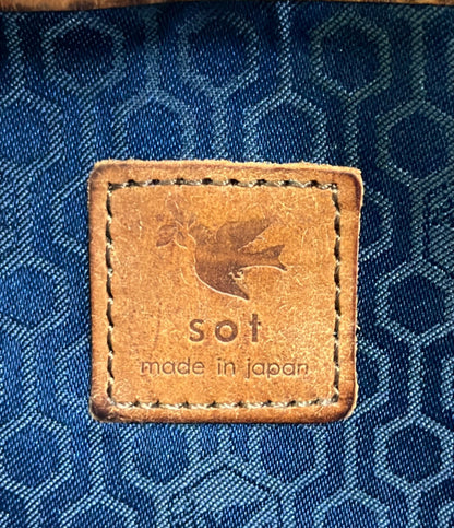 sot ラウンドファスナー長財布 メンズ ソット