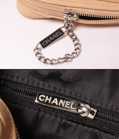 CHANEL ショルダーバッグ 斜め掛け 9番台 ラムスキン カンボンライン レディース メンズ シャネル