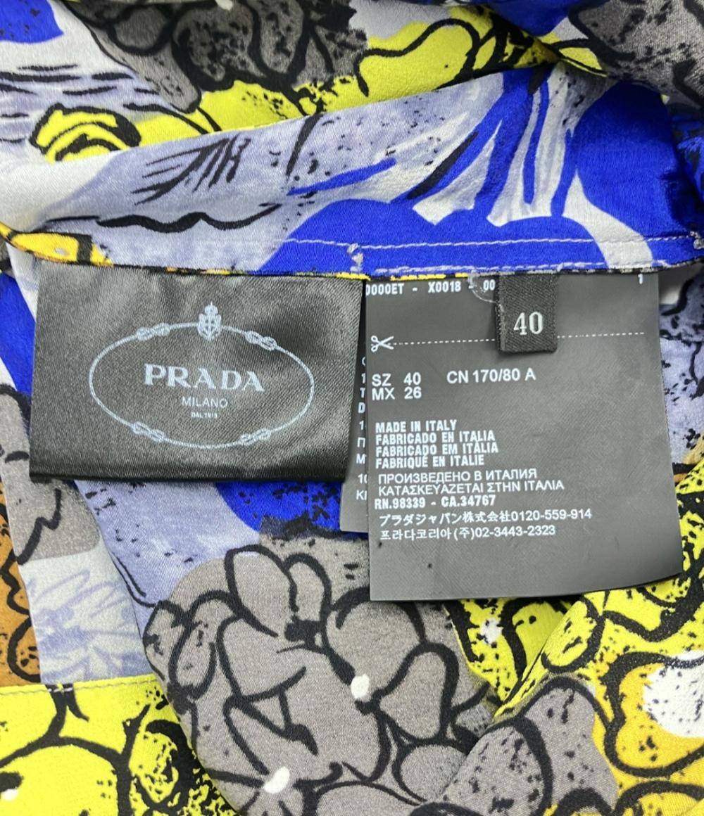 美品 プラダ シルクワンピース レディース SIZE 40 (M) PRADA