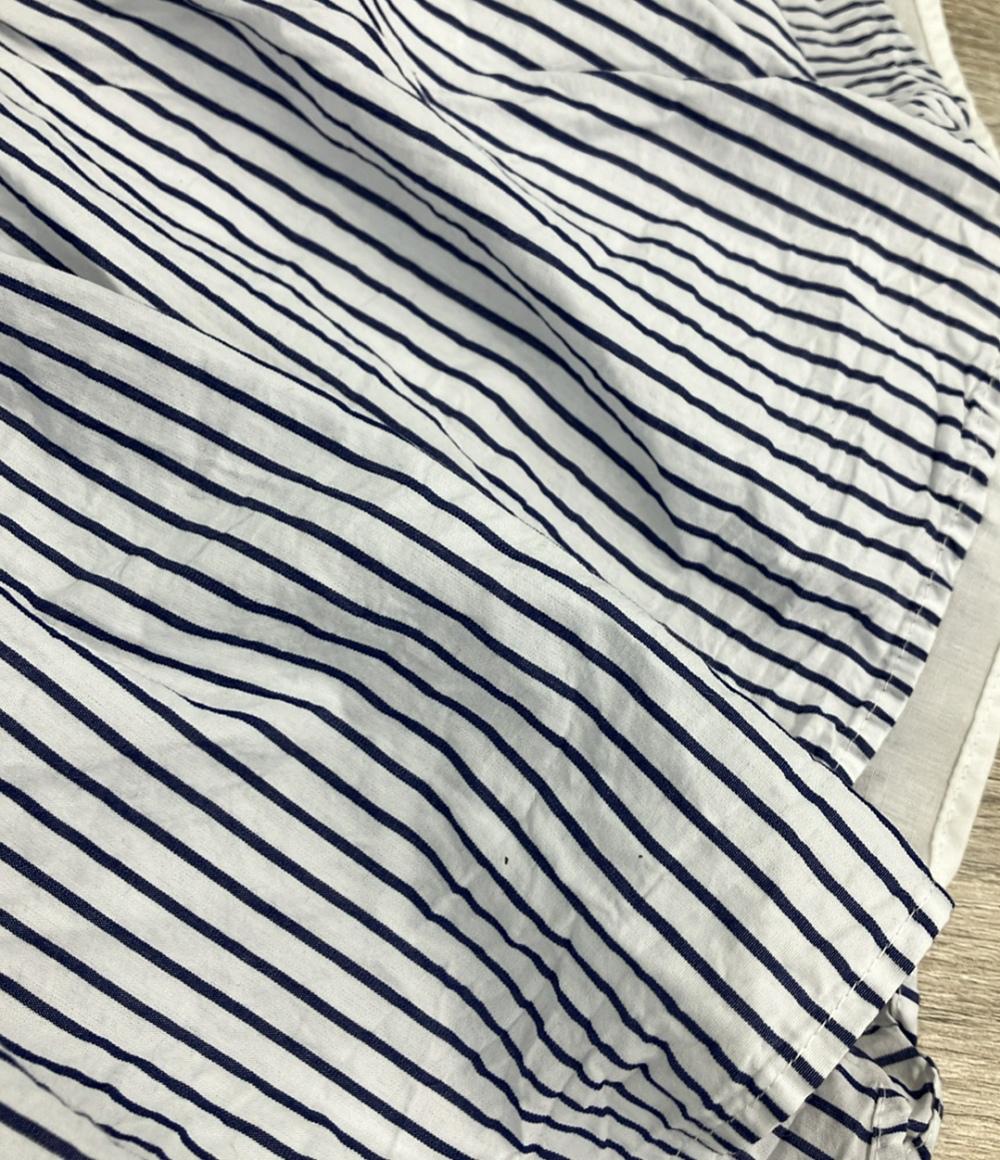 Estella.K ノースリーブワンピース ホワイト×ブルー ストライプ Charlotte Stripe Dress 124251330 レディース SIZE F (M) エステラケー