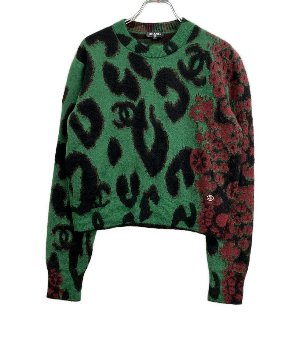 美品 CHANEL プルオーバーニット ココマーク P75361K10782 レディース SIZE 36 (XS) シャネル