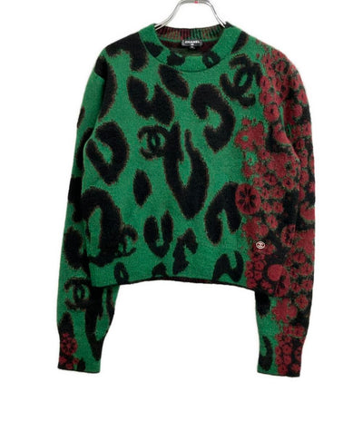 美品 CHANEL プルオーバーニット ココマーク P75361K10782 レディース SIZE 36 (XS) シャネル