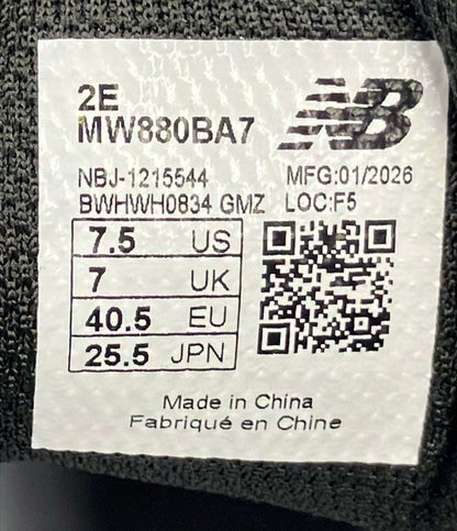 美品 NEW BALANCE ローカットスニーカー MW880BA7 メンズ SIZE 25.5 ニューバランス