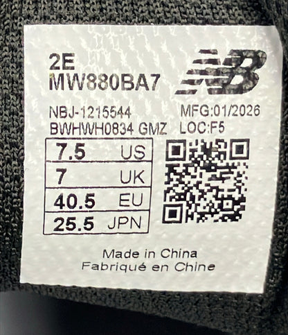 美品 NEW BALANCE ローカットスニーカー MW880BA7 メンズ SIZE 25.5 ニューバランス