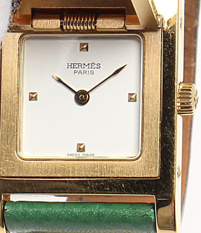 HERMES 腕時計 メドール Medor クオーツ ホワイト ME1.201 レディース エルメス