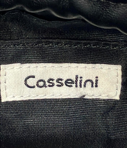 美品 casselini 2way ハンドバッグ ショルダーバッグ 斜め掛け 巾着 レディース キャセリーニ