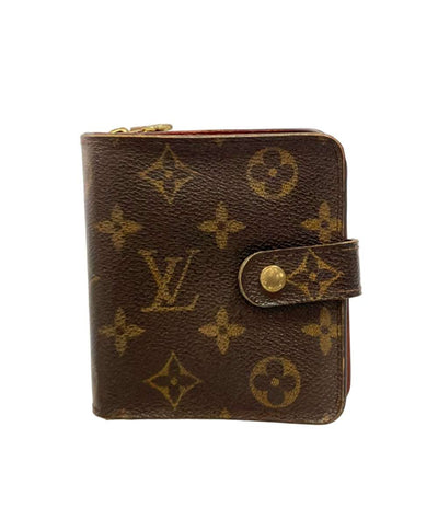 LOUIS VUITTON 二つ折り財布 コンパクトジップ モノグラム M61667 レディース ルイ・ヴィトン