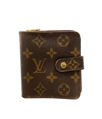 LOUIS VUITTON 二つ折り財布 コンパクトジップ モノグラム M61667 レディース ルイ・ヴィトン