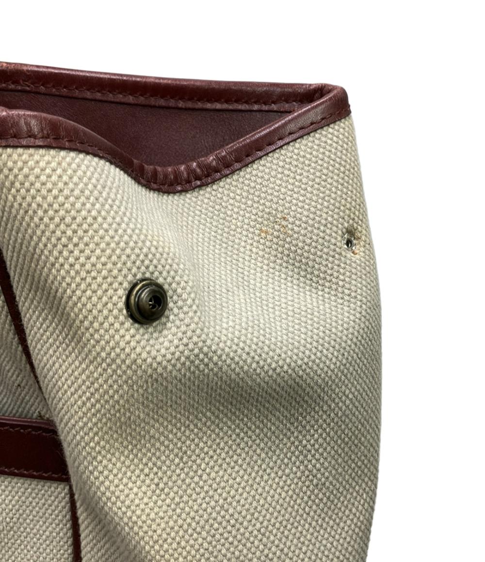 BALENCIAGA トートバッグ レザー キャンバス レディース バレンシアガ