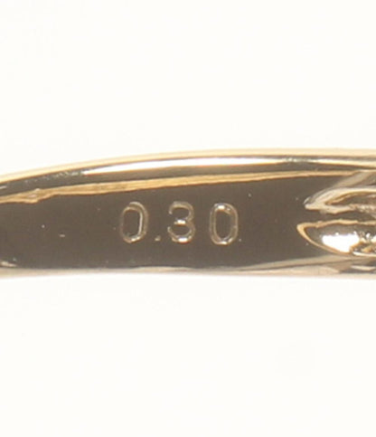 美品 リング 指輪 K18 ダイヤ0.30ct レディース