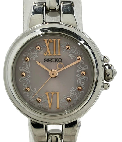 セイコー 腕時計 ソーラー ピンク V117-0BB0 レディース SEIKO