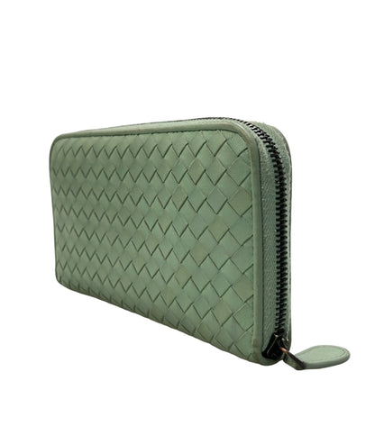 BOTTEGA VENETA ラウンドファスナー長財布 レザー イントレチャート レディース ボッテガ・ヴェネタ