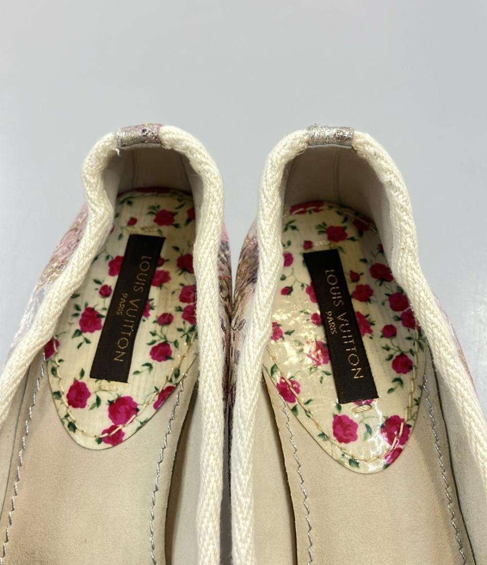LOUIS VUITTON パンプス 花柄 レディース SIZE 34 22(cm) ルイ・ヴィトン