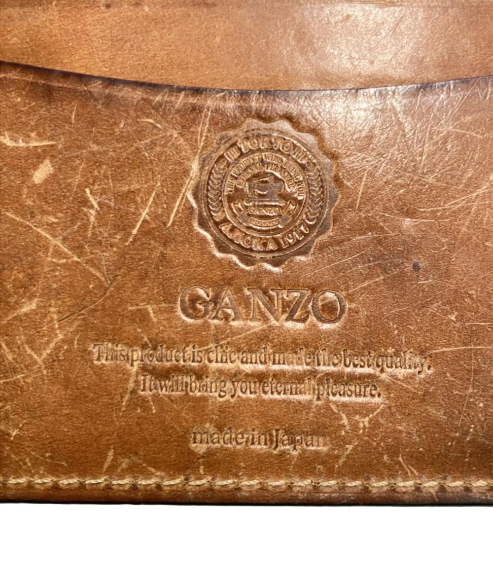 GANZO 二つ折り財布 シェルコードバン 2 メンズ ガンゾ