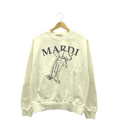 マルディメクルディ ドッグロゴプリントスウェット レディース SIZE ONE (XL) Mardi Mercredi