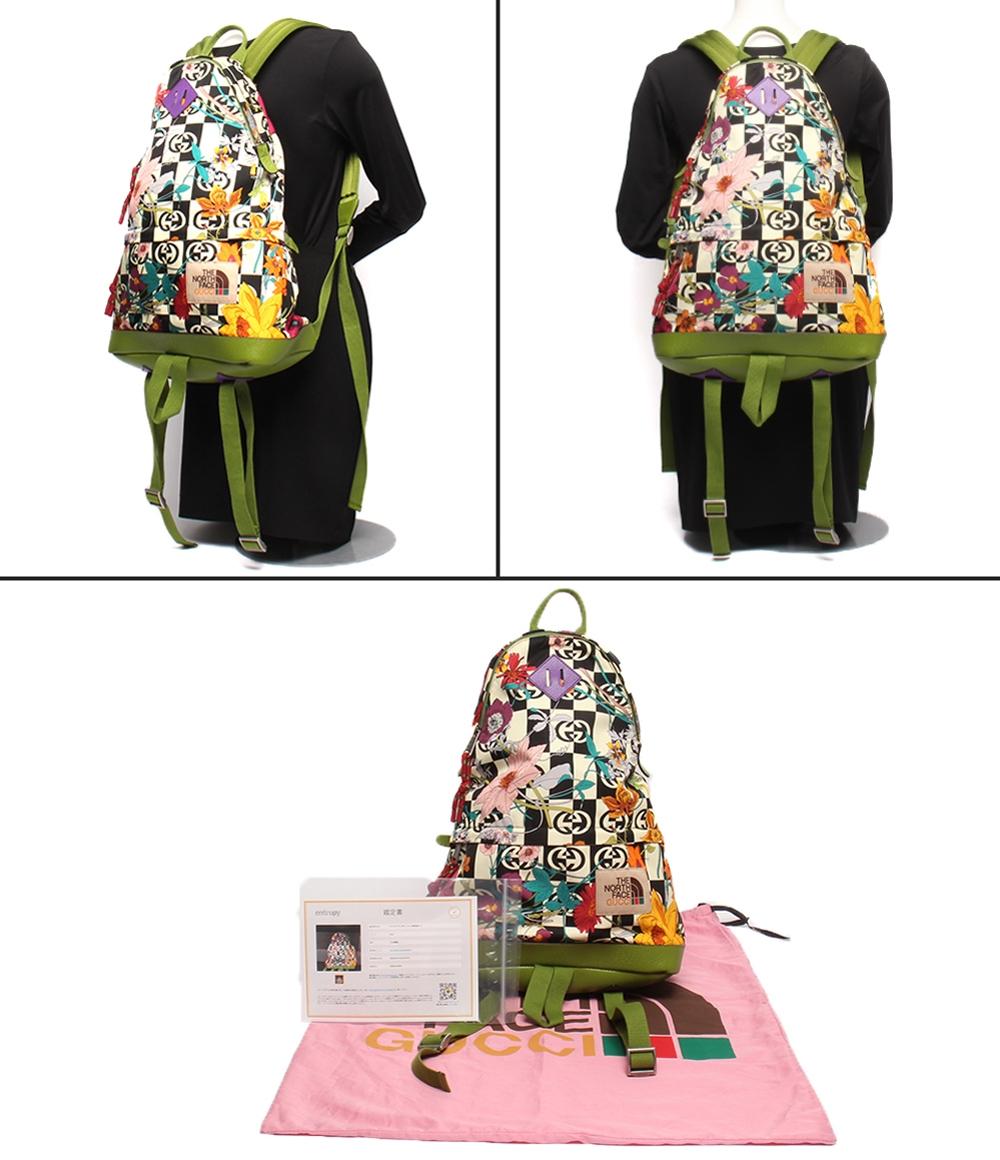 GUCCI THE NORTH FACE リュック コラボ フローラル バックパック