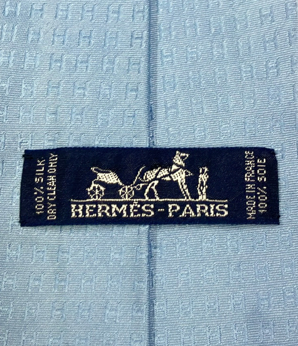 HERMES ネクタイ シルク100% メンズ エルメス