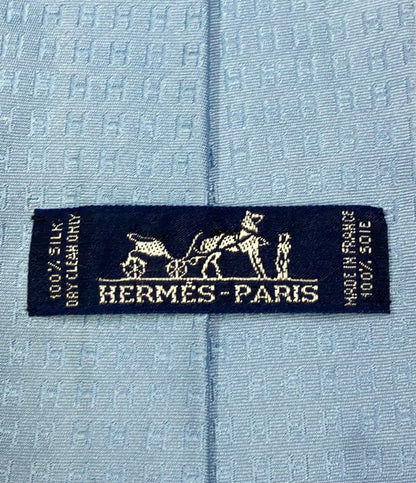 HERMES ネクタイ シルク100% メンズ エルメス