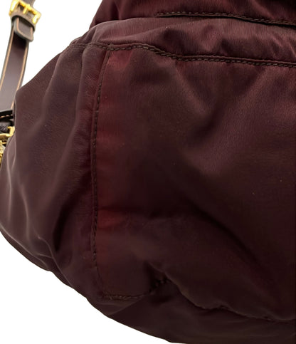 PRADA ショルダーバッグ ワインレッド レディース プラダ