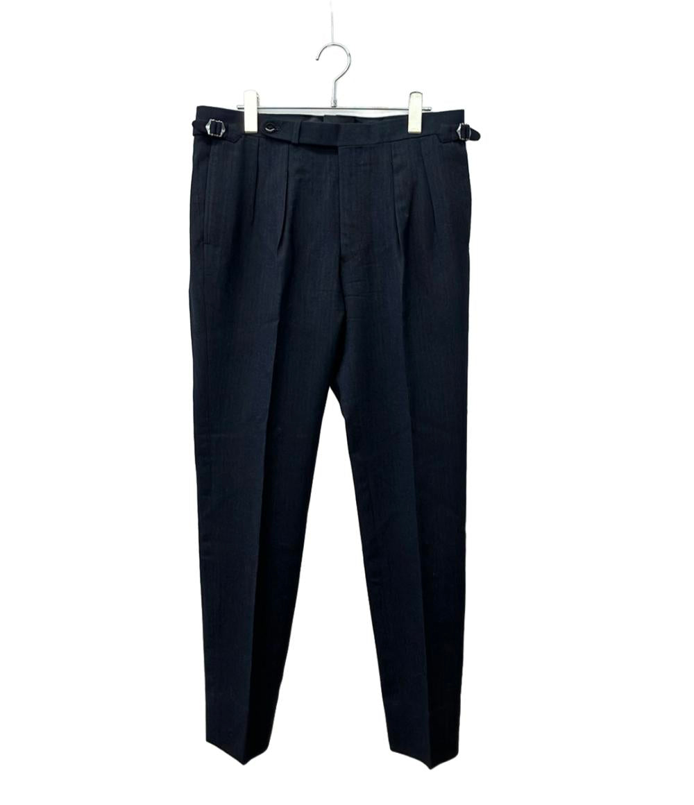 極美品✨BEAMS F セットアップ　3ボタン　無地　ネイビー　サイズ46 BEAMS F セットアップ スリーピーススーツ ネイビーソリッド 3ボタン
