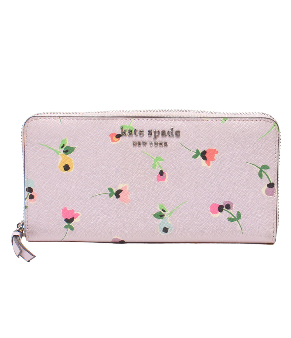 Kate Spade ラウンドファスナー長財布 WLRU5898 レディース ケイトスペード