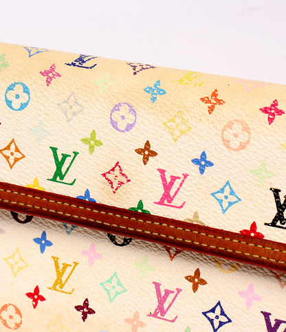 LOUIS VUITTON 三つ折り長財布 ポルトトレゾール インターナショナル モノグラム マルチカラー M92659 レディース メンズ ルイ・ヴィトン