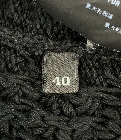 PRADA ニットカーディガン メッシュ P25364 1ADJ レディース SIZE 40 (S) プラダ