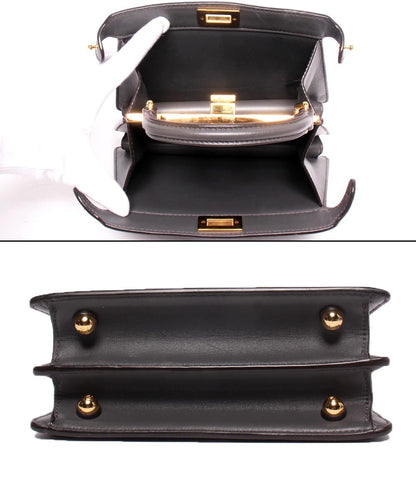 美品 FENDI 2wayハンドバッグ ショルダーバッグ 斜め掛け アイシーユー プチ レディース フェンディ