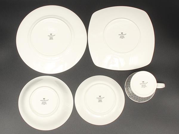 【美品】英国製　ウェッジウッド★サムライ★ディナー皿　3枚（お箱無し） 美品】英国製 ウェッジウッド☆サムライ☆ディナー皿 3枚（お箱無し）