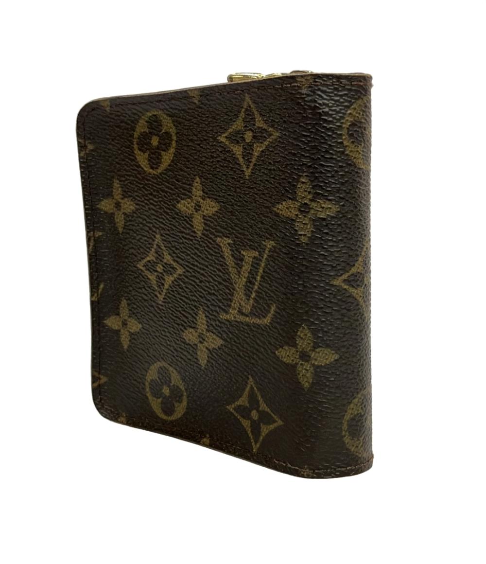 ルイ・ヴィトン 二つ折り財布 コンパクトジップ モノグラム M61667 レディース LOUIS VUITTON