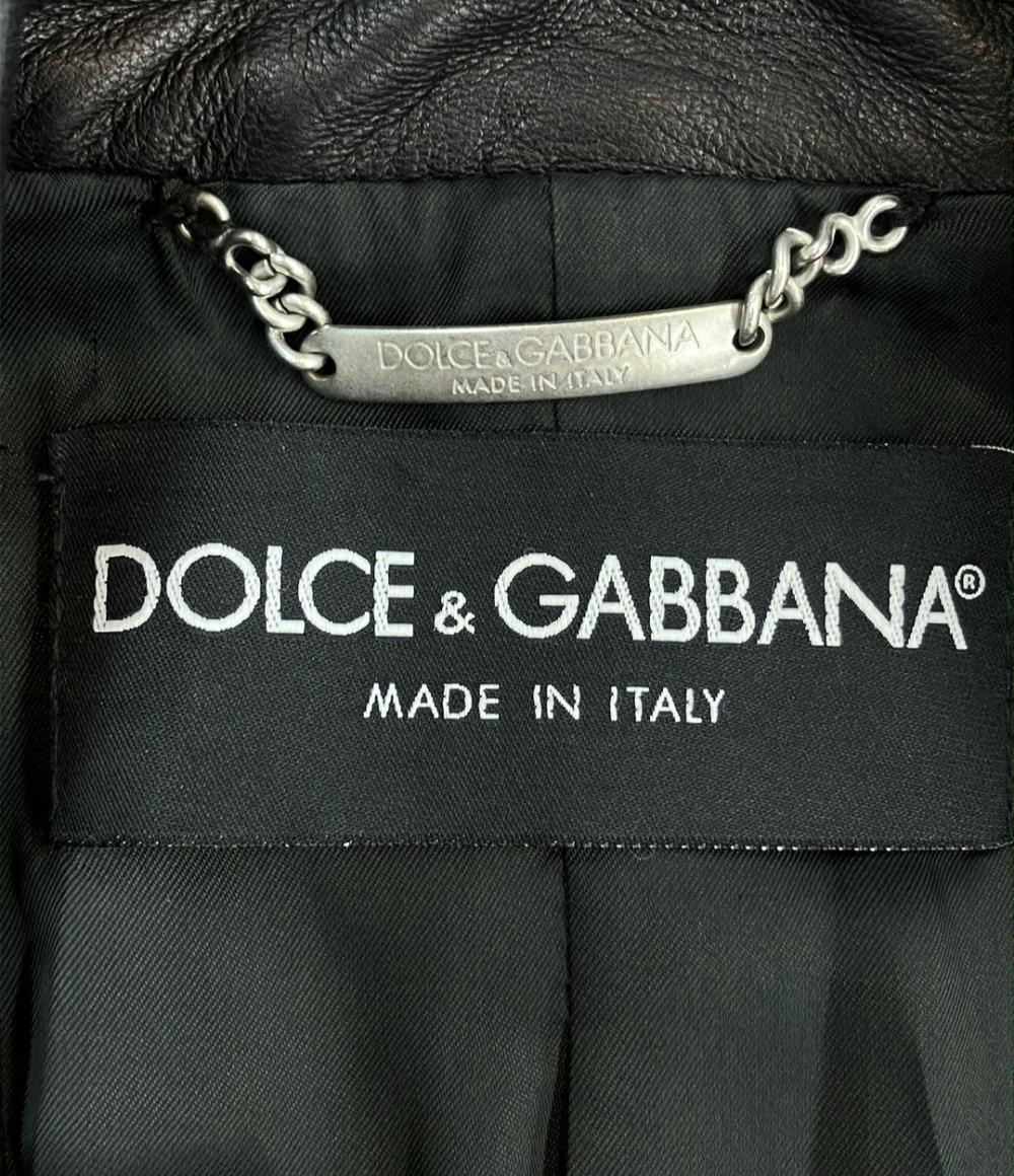 ドルチェアンドガッバーナ ラムレザーテーラードジャケット