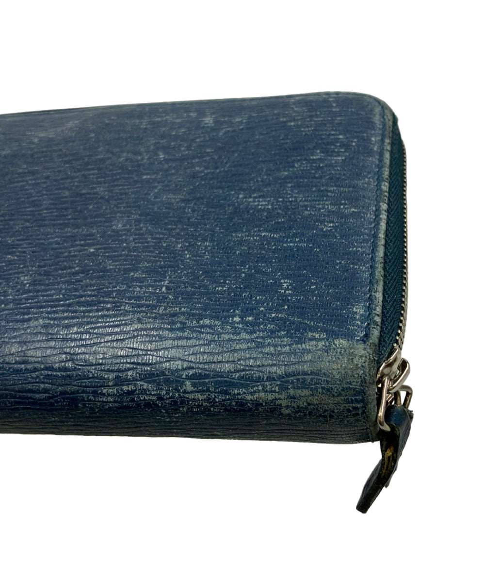 【美品】Salvatore Ferragamo ネイビー 長財布 Salvatore Ferragamo 長財布 メンズ サルヴァトーレフェラガモ